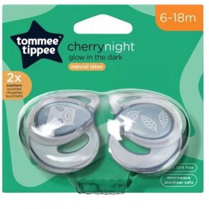 מוצץ טומי טיפי דובדבן לילה 6-18 חודשים