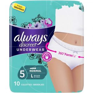 Always Discreet Pants Large 10 TB