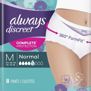 Always Discreet  Pants 8 Normal TB